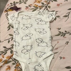 Gerber White Cloud Bodysuit One Piece